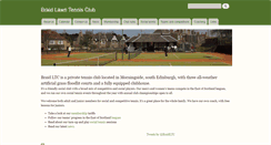 Desktop Screenshot of braidtennisclub.co.uk