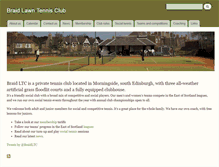 Tablet Screenshot of braidtennisclub.co.uk